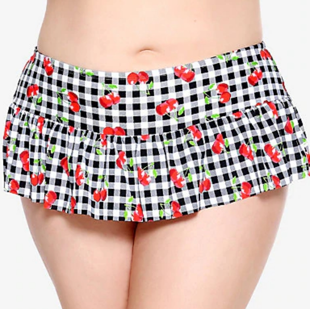 Cherry Gingham Bikini Bottoms